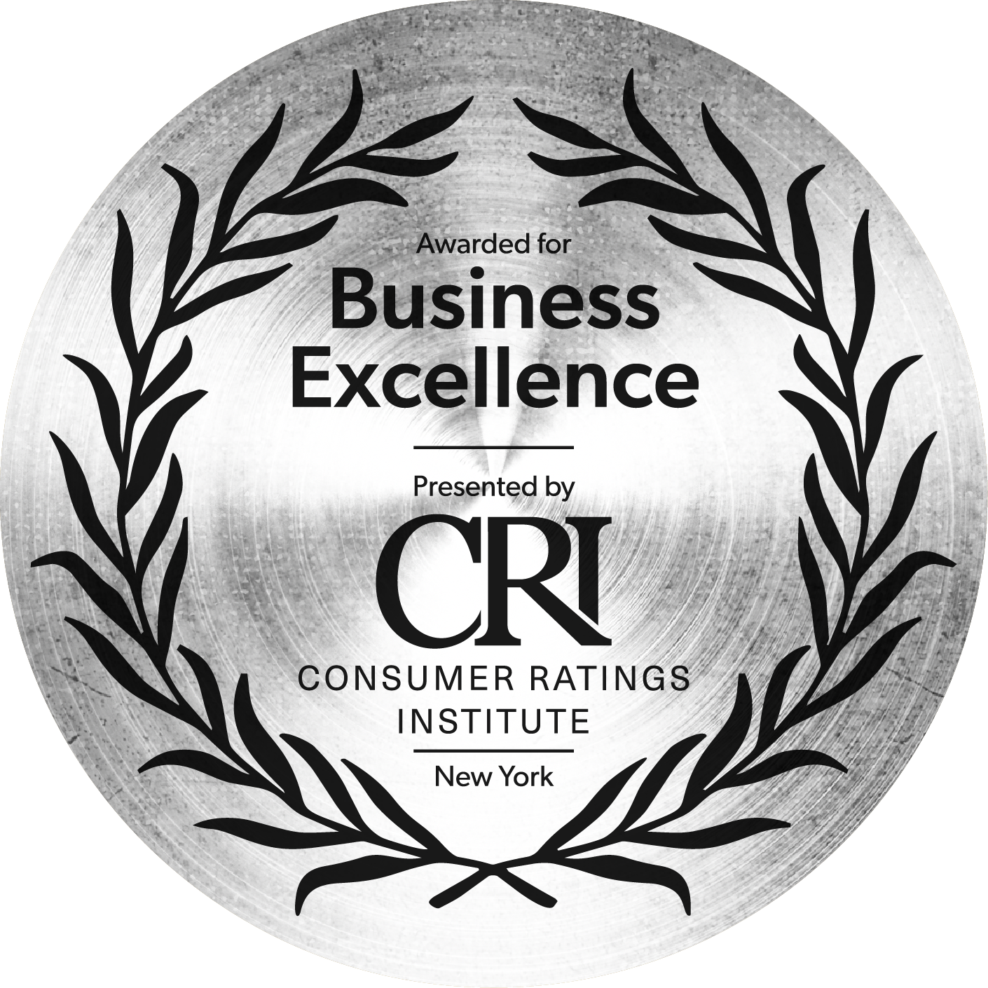 CRI Business Excellence award insignia